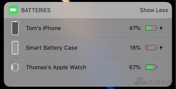 iOS 12.1.2出现电池马甲的图标